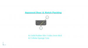 Aquaseal door and hatch packing