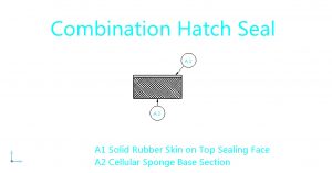 Combination hatch seal