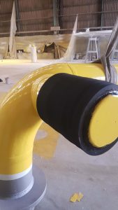 Rubber for offshore wind turbines