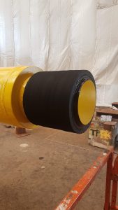 Rubber for offshore wind farms
