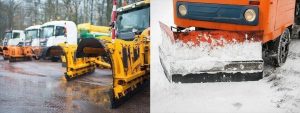 rubber snow plough