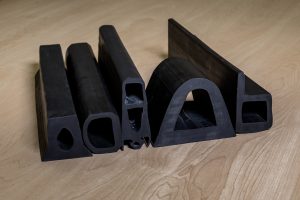 Extruded rubber products