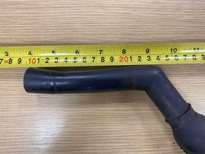 Replacement bulbus hose measured