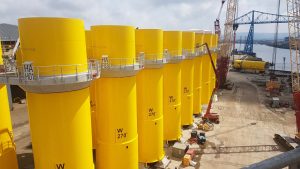 yellow monopiles